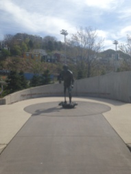 The Terry Fox monument where he started in St. John's.