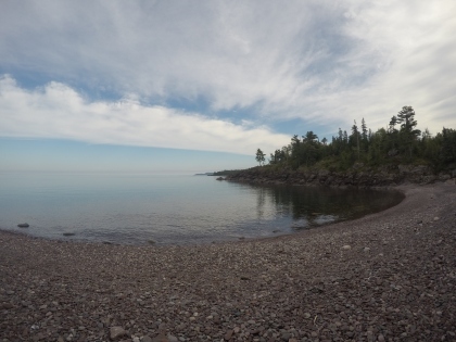 Beautiful secret campground on Lake Superior